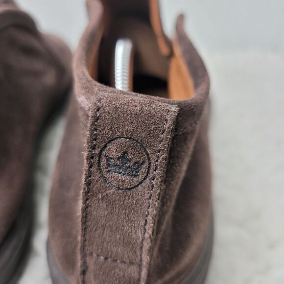 Peter Millar Excursionist Men's Chukka Boots Size 11 .5 Brown Suede Laceless - Picture 5 of 11